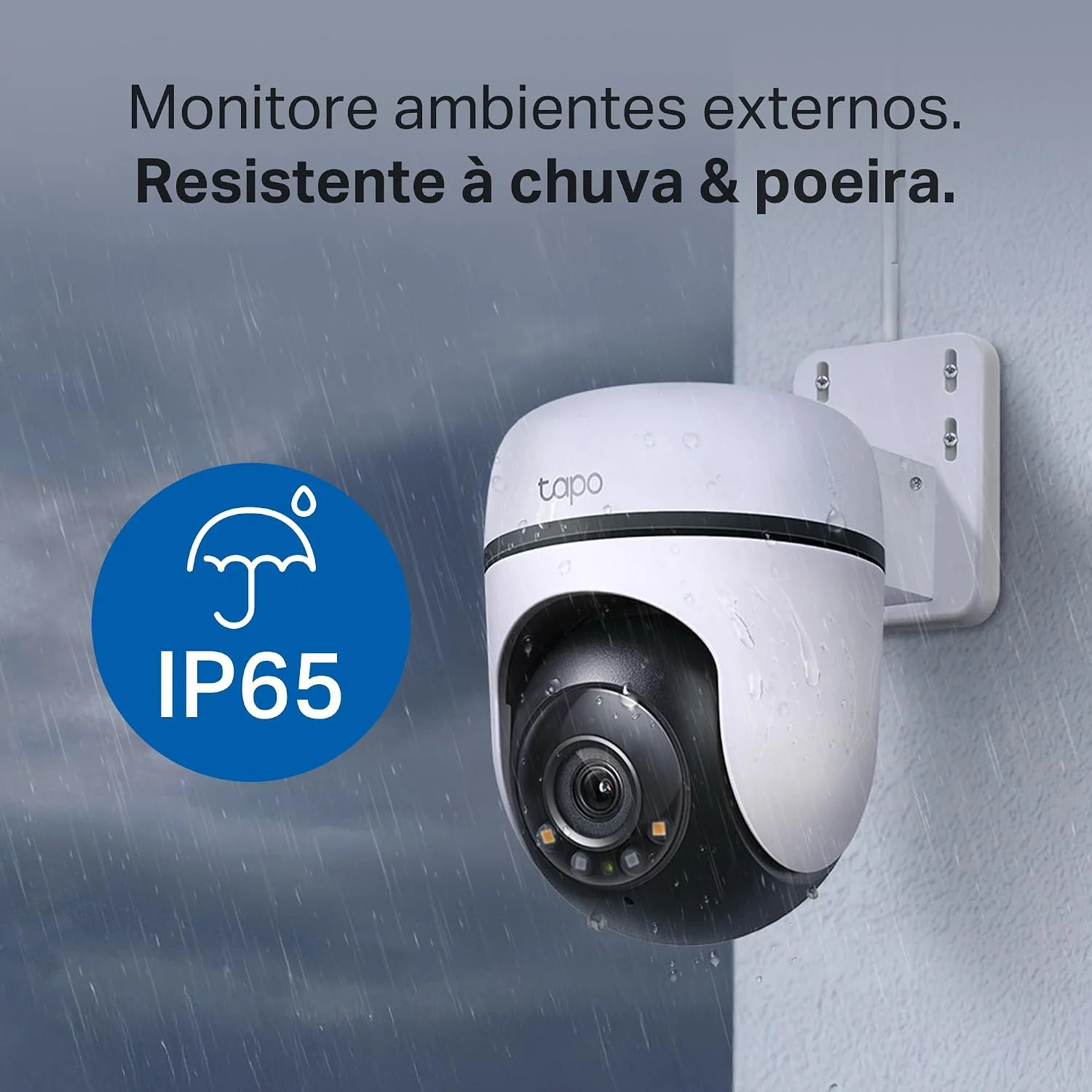 Câmera Wi-Fi Externa TP-Link Tapo C500 Full HD 360° — Câmera Wi-Fi Externa TP-Link Tapo C500 Resistente a Chuva