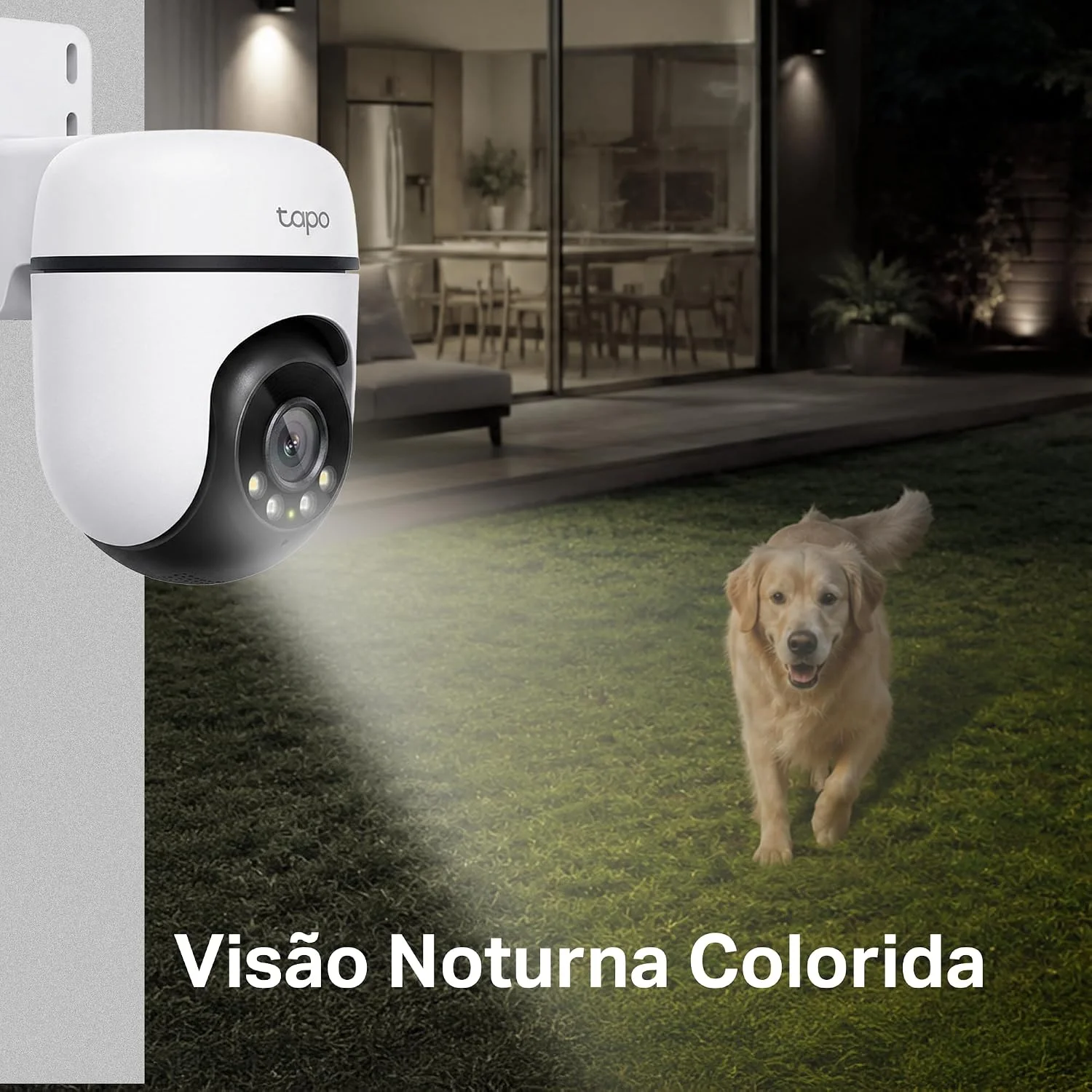 Câmera Wi-Fi Externa TP-Link Tapo C500 Full HD 360° — Câmera Wi-Fi Externa TP-Link Tapo C500 Visão Noturna