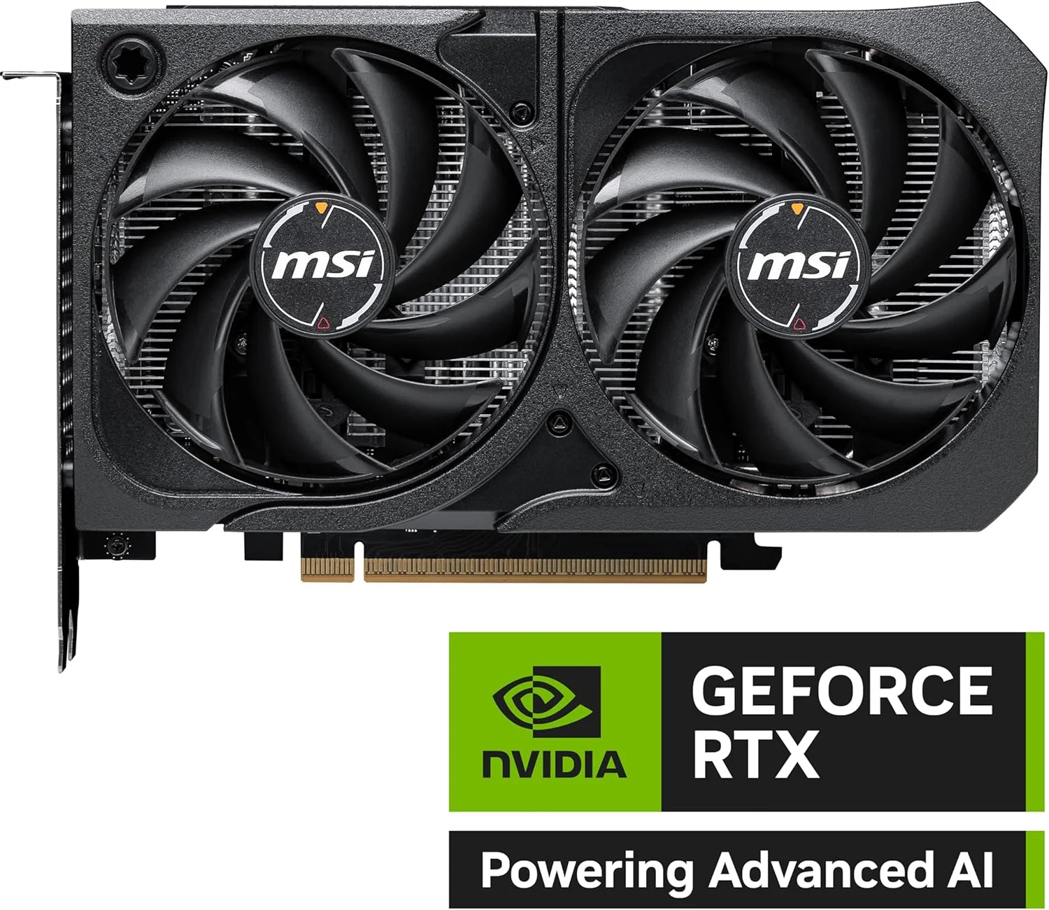 Placa De Video NVIDIA Geforce MSI RTX 5060 8GB GDDR7 Shadow 2X OC Edition — Foto do produto