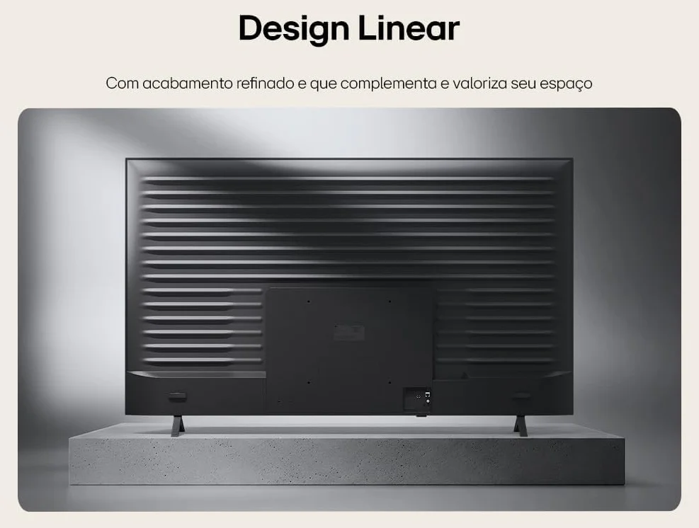 Smart TV LG QNED Mini LED AI 4K QNED70 50 polegadas Bluetooth Wi-Fi AI Google Gemini — Foto do produto