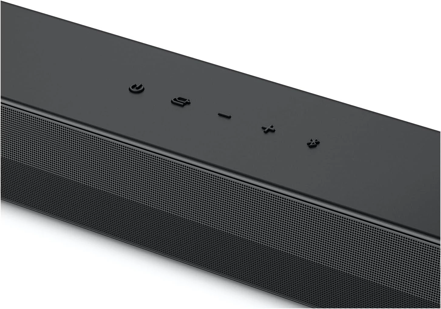 Soundbar LG 300W RMS 2.1 Canais Som Imersivo Dolby Digital Bluetooth 5.3 AI Sound Pro S40T — menu na barra de som