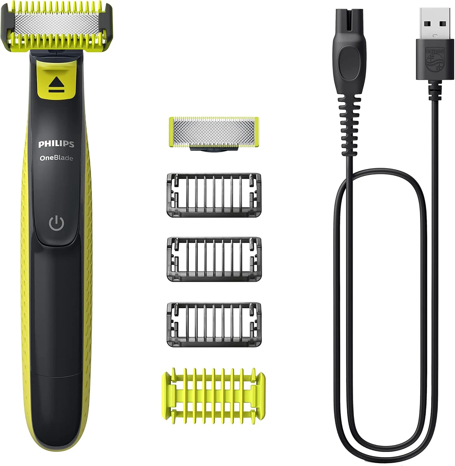 Aparador e Barbeador Elétrico de Pelos Philips OneBlade