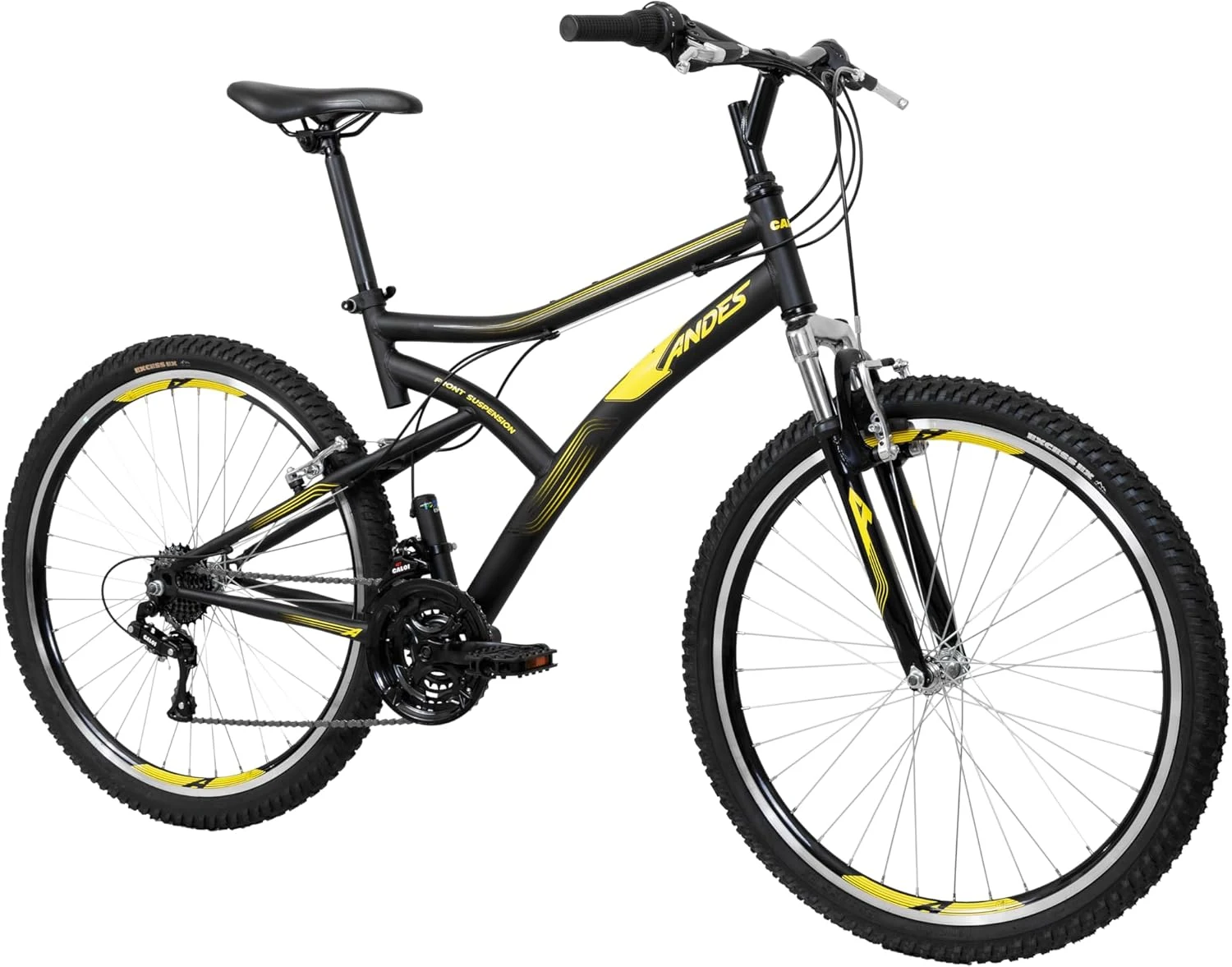 Caloi Bicicleta Andes Aro 26 Câmbio 21 Velocidades Preta