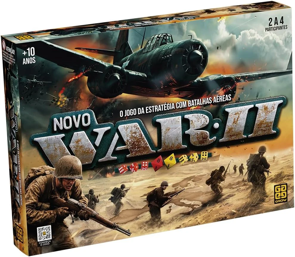 Jogo de Tabuleiro War 2 Oficial da Grow