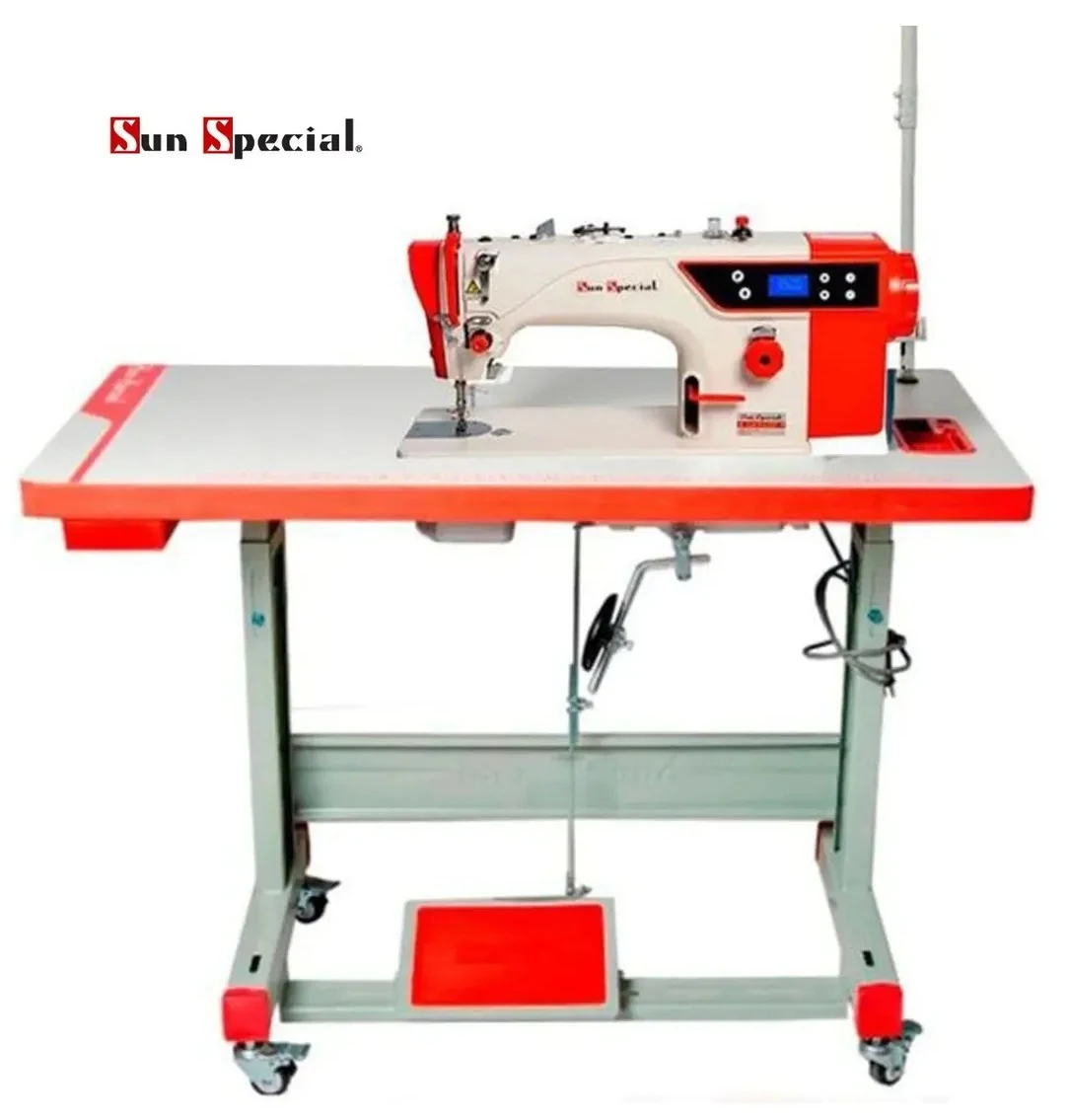 Máquina Industrial de Costura Reta Direct Drive Sun Special SS18D-PR-QI 110V 220V 550W 5000ppm