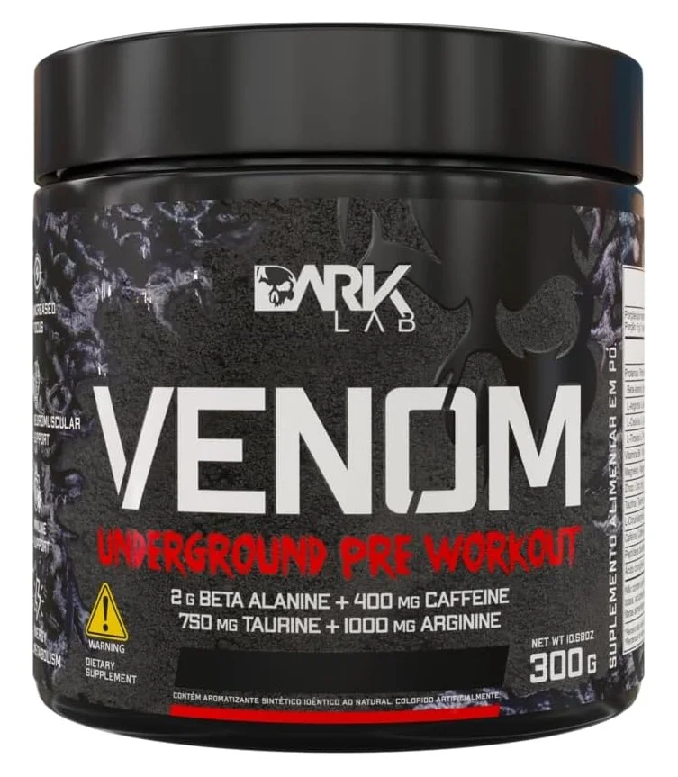 Pré-Treino Venom Underground Pre Workout Dark Lab 300g
