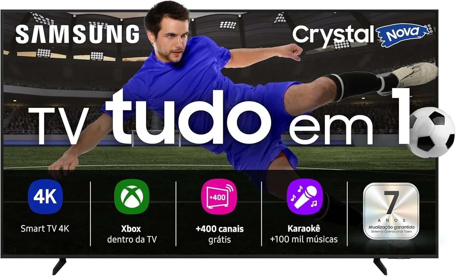 Smart TV Samsung Crystal UHD U8600F 50″ 4K, modelo 2025
