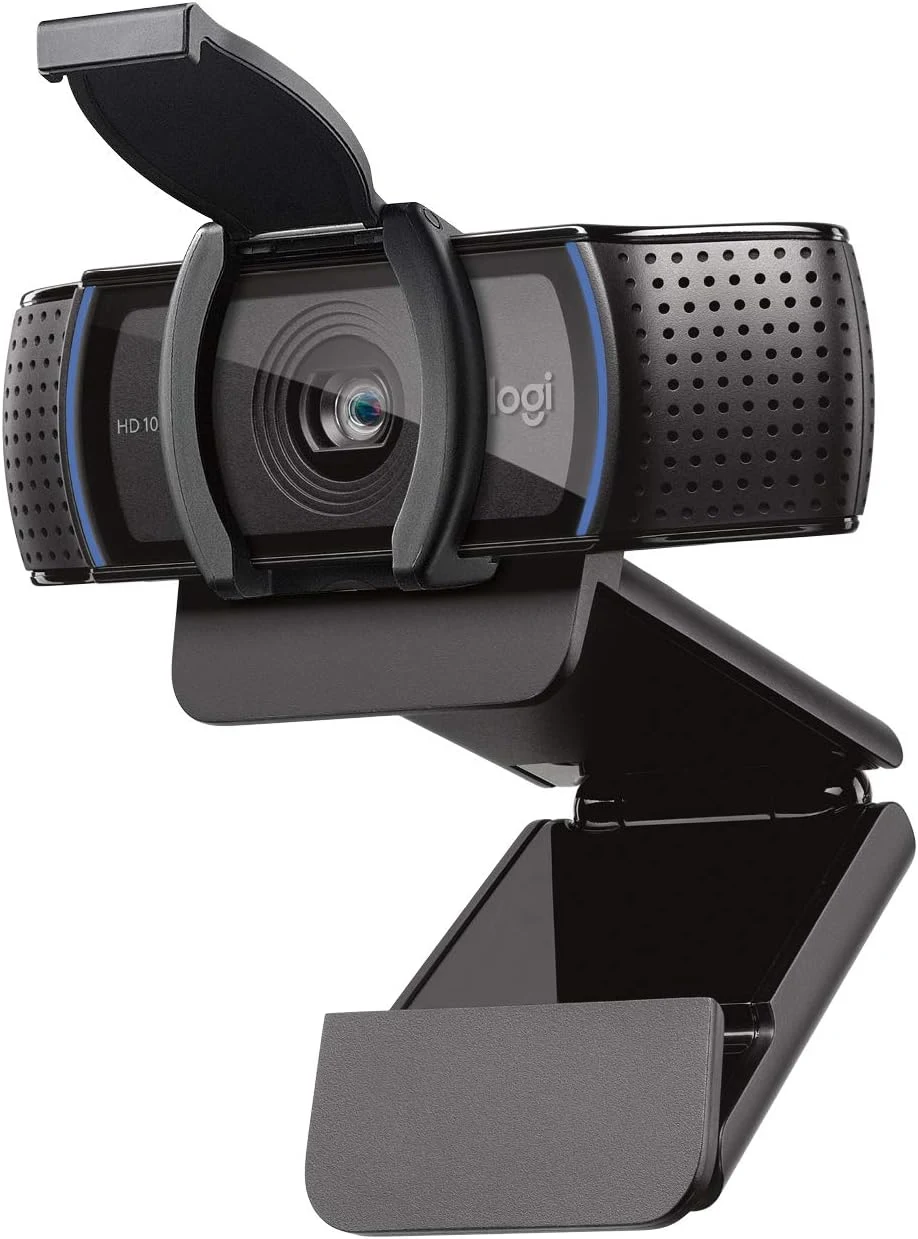 Webcam Full HD Logitech C920s 1080p/30fps Com Microfone e Tampa de Privacidade