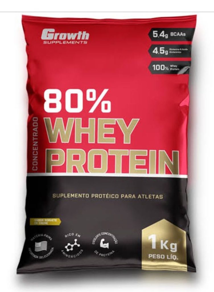 Whey Protein Concentrado 
80% Growth Supplements