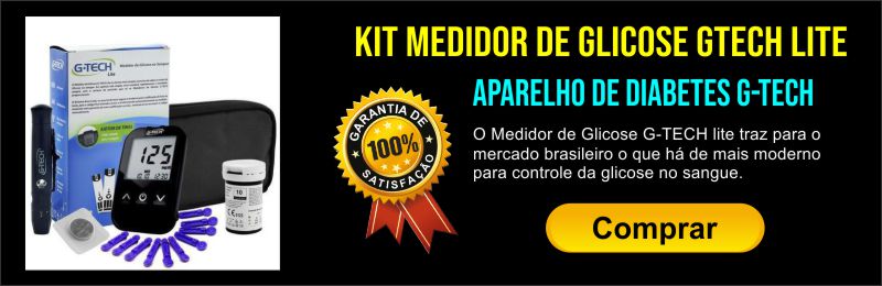 Kit Medidor de Glicose G-Tech Lite